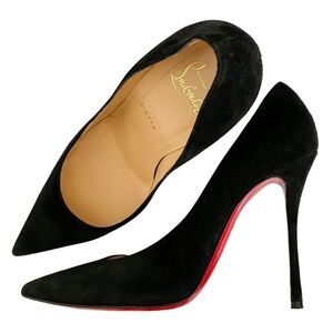 Christian Louboutin So Kate 120 Suede Heel Pumps 39